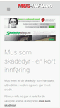 Mobile Screenshot of mus-info.no